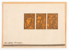 Zelfportret met penseel, De eter, De medicijndrinker