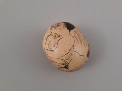 De gekrompen weduwe. Ei.