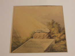 Tekening van het graf van F.H. Hendriks