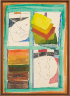 Gezichten in venstervakken