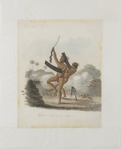 Molukken - Oorlogsdans der Alfoeren.