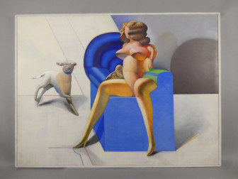 Vrouw met de hond II