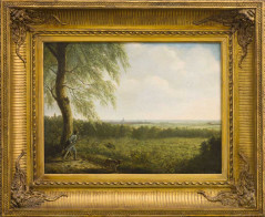 Gelders landschap met jagers