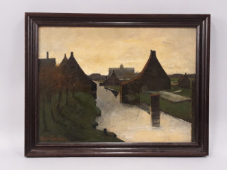 Huisjes aan het water