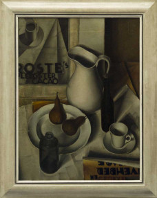 Stilleven met witte kan