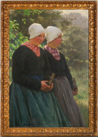 Twee jonge vrouwen uit Vierhouten