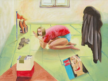 Zonder titel (met tijdschrift Panorama)