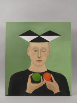 Portret van persoon met hoed