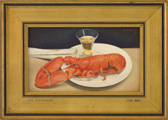 Stilleven met kreeft