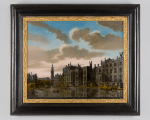 De Binneramstel met de Munttoren te Amsterdam