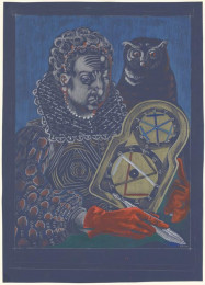 Moeder met kind/kennis (Elck zijn waerom)