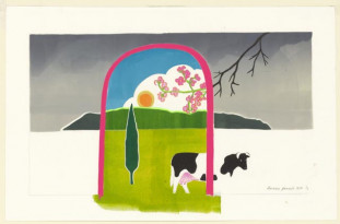 Zomerpoort in winterland