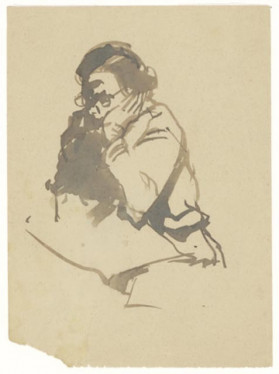 Moeder van de schilder, lezende