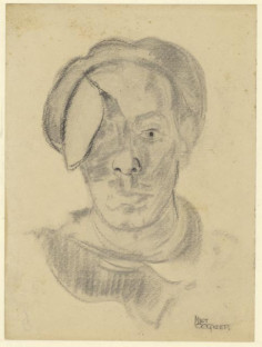 Zelfportret met oogklep