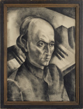 Portret van de pianist Cornelis Berkhout