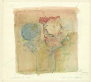 Vrouw-planten en kind