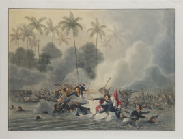 Molukken - Nederlanders in gevecht met Ambonezen