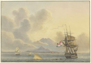 Zeilschip bij Oost Java