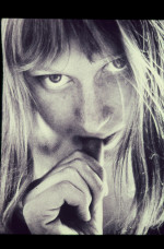 Vrouwengezicht en face