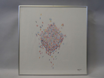 Uiteenvallende kubus