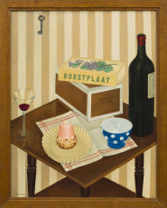 Stilleven met borstplaat