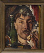 De eter (uit de triptiek zelfportretten 1937-1940)