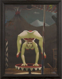 Voorstudie voor de grote contorsioniste