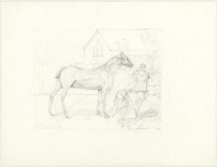 Studie voor 'Poging tot ontvoering door een tupamaro'