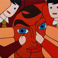 Zelfportret met Twee Poppen III