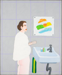 Het teken of de ontdekking of vrouw voor spiegel (1e versie)