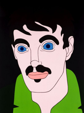 Zelfportret met snor