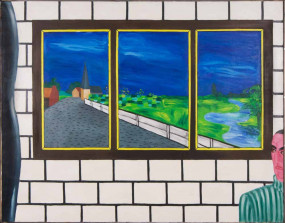 Portret van Roger Raveel