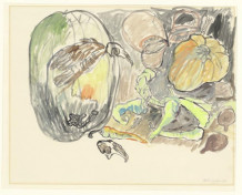 Stilleven met pompoen